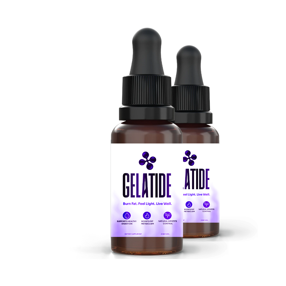 buy Gelatide 2 bottle 60 day supply weight loss drops